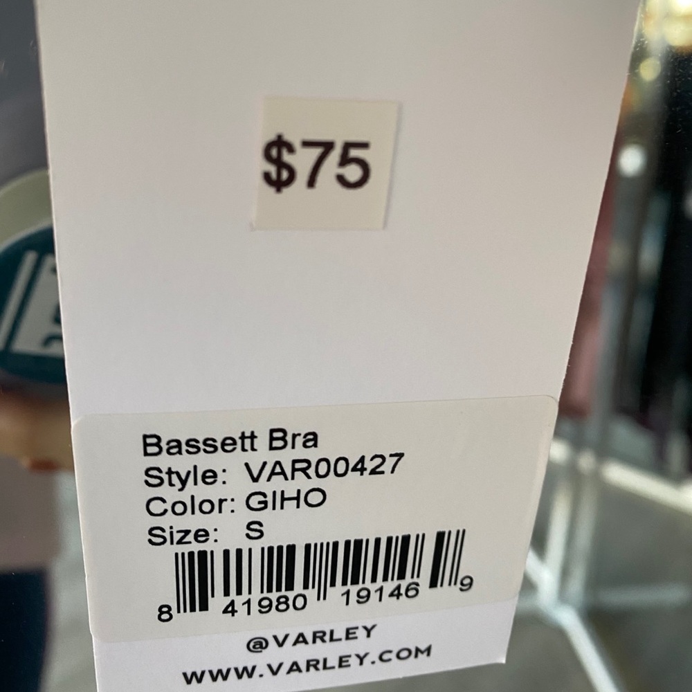 NWT! Varley Houndstooth Bassett Bra - Picture 6 of 7